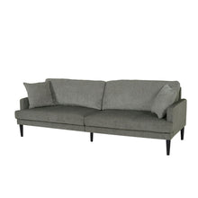 Load image into Gallery viewer, Contemporary 3 Seater Sofa With Plush Upholstery - Gray