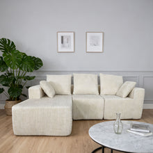 Load image into Gallery viewer, Corner Combination Sofa Sectional Couch With Soft Fabric