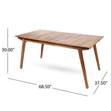 Load image into Gallery viewer, Outdoor Dining Table & Frame - Teak