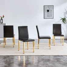 Load image into Gallery viewer, Elegant Upholstered Chairs With Metal Legs
