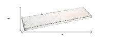 Load image into Gallery viewer, 18" Rectangular Marble Vanity Tray - White