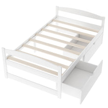 Load image into Gallery viewer, Platform Bed With 2 Drawers