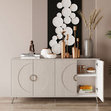 Load image into Gallery viewer, Modern Lacquered 4 Door Wooden Cabinet Sideboard Buffet Server Cabinet Storage Cabinet, For Living Room, Entryway, Hallway, Office, Kitchen And Dining Room