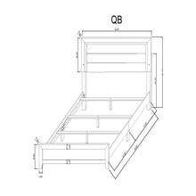 Load image into Gallery viewer, Omoda - 5 Pieces Bedroom Set With LED