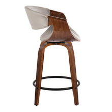 Load image into Gallery viewer, Symphony - Mid Century Modern Fixed Height Counter Stool With Swivel With Round Footrest (Set of 2)