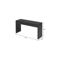 Load image into Gallery viewer, Double Pedestal Console Table With Three Drawers - Black