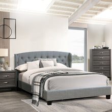 Load image into Gallery viewer, Bed With Adjustable Button Tufted Headboard