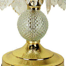 Load image into Gallery viewer, Vintage Glass Chandelier Table Lamp - Gold