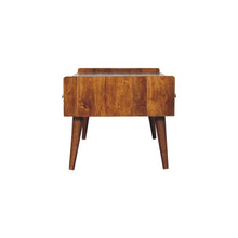 Load image into Gallery viewer, Solid Wood Enclosed Open Storage TV Stand (719195) - Brown