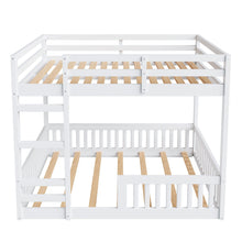 Load image into Gallery viewer, Stylish Bunk Bed With Ladder And Guardrails