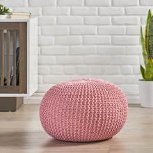 Load image into Gallery viewer, Belle - Modern Knitted Cotton Round Pouf