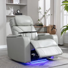 Load image into Gallery viewer, Power Motion Recliner Electric Power Recliner With USB Charging Port, Hidden Arm Storage, Convenient Cup Holder And tooth Speaker