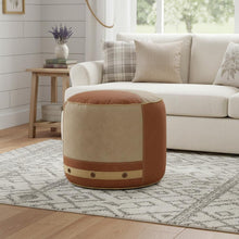 Load image into Gallery viewer, Cotton Ottoman - Tan
