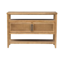 Load image into Gallery viewer, Naomi - 2 Door Storage Console Table With Ample Shelving - Natural