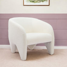 Load image into Gallery viewer, Sherpa Arm Chair - White