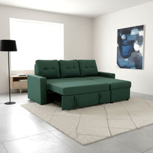 Load image into Gallery viewer, Convertible L Shaped Sectional Sleeper Sofa Bed, Saving Pull Out Couch