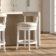 Load image into Gallery viewer, Stool & Upholstered Seat And Back