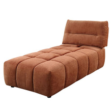 Load image into Gallery viewer, Loanna - Modular - Chaise - Coral Red Chenille