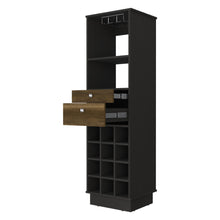 Load image into Gallery viewer, Bar Cabinet With Two Drawers - Black