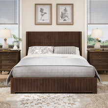 Load image into Gallery viewer, Platform Bed Frame With Headboard, Floor Standing Design