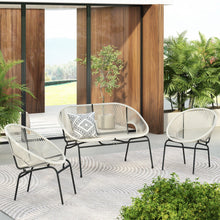 Load image into Gallery viewer, Nusa - Outdoor Patio 3 Piece Chat Set