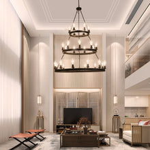 Load image into Gallery viewer, Chandelier Ceiling Light Metal - Black