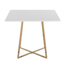 Load image into Gallery viewer, Cosmo - Contemporary Glam Square Dining Table