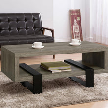 Load image into Gallery viewer, 1 Shelf Coffee Table Design And Accents - Gray