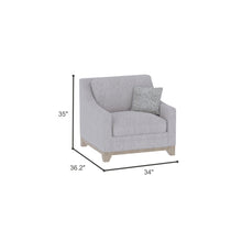 Load image into Gallery viewer, Lounge Chair With Casual Accent - Gray