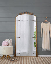 Load image into Gallery viewer, Lavish - Full Length Mirror, AntiqueMetal Floor Mirror For Living Room, Bedroom - Gold