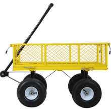 Load image into Gallery viewer, Heavy Duty Steel Garden Cart With Sides