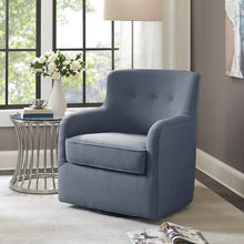 Load image into Gallery viewer, Adele - Swivel Chair With Button Tufted Back