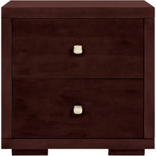 Load image into Gallery viewer, Two Drawer Nightstand - Espresso