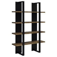 Load image into Gallery viewer, Mystrene - 4 Shelf Bookcase With Open Shelving Design - Black