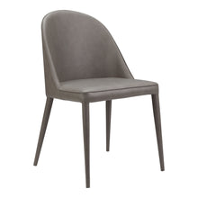 Load image into Gallery viewer, Upholstered In Faux Leather Dining Room Side Chairs (Set of 2) - Gray