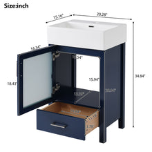 Load image into Gallery viewer, Bathroom Vanity With Ceramic Sink And Ample Storage, Ideal For Small Bathrooms