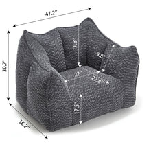 Load image into Gallery viewer, Comfortable Sofa Chairs With Highly Resilient Foam For Living Rooms And Bedrooms