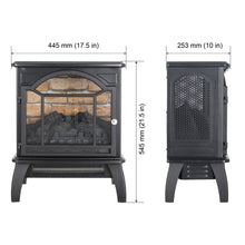Load image into Gallery viewer, 3D Flame Electric Infrared Quartz Fireplace Stove With Remote Control