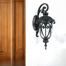 Load image into Gallery viewer, Naples 1-Light Marbelized Wall Light - Mahogany
