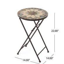 Load image into Gallery viewer, Silvester - End Table - Beige / Black