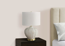 Load image into Gallery viewer, Transitional Lighting, Table Lamp, Resin - Cream