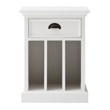 Load image into Gallery viewer, Classic Nightstand With Dividers - White