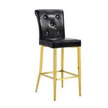Load image into Gallery viewer, Bar Chairs With Crystal Clasp Design (Set of 2)