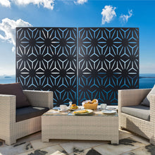 Load image into Gallery viewer, Outdoor & Indoor Metal Privacy Screen, Freestanding Decorative Panels