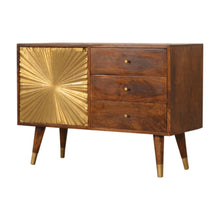 Load image into Gallery viewer, Manila - Sideboard, 3 Drawer - Chestnut