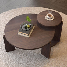 Load image into Gallery viewer, Round Coffee & End Table Set
