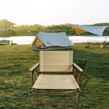 Load image into Gallery viewer, Comfy Foldable And Portable Chair With Armrests, Indoor And Outdoor (Set of 4) - Brown