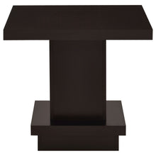 Load image into Gallery viewer, Mbala - Square Pedestal End Table - Cappuccino