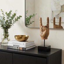 Load image into Gallery viewer, Hand Tabletop Sculpture - Brown