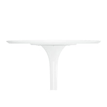 Load image into Gallery viewer, Rounded Fiberglass And Metal Bar Table - White